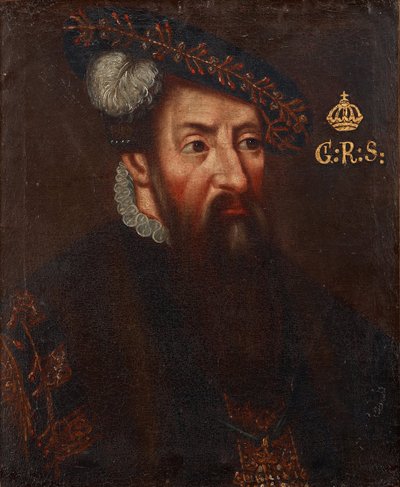 Ritratto del Re Gustavo I di Svezia da Unbekannt