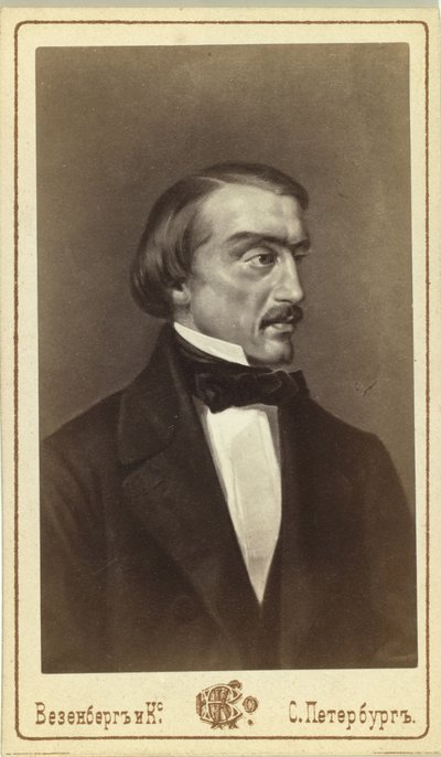 Ritratto del critico letterario e filosofo Vissarion G. Belinsky 1811-1848 da Unbekannt