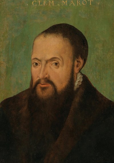 Ritratto del poeta Clément Marot 1496-1544, prima metà del XVI sec. da Unbekannt