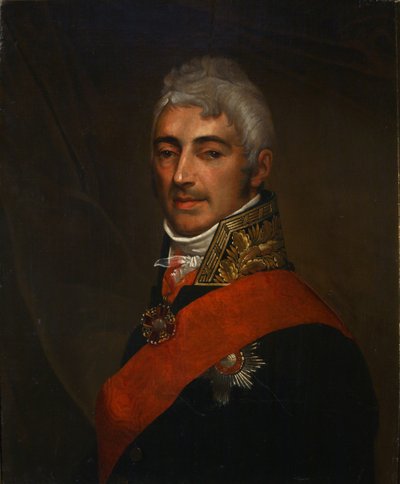Ritratto del poeta Ivan Ivanovich Dmitriev da Unbekannt