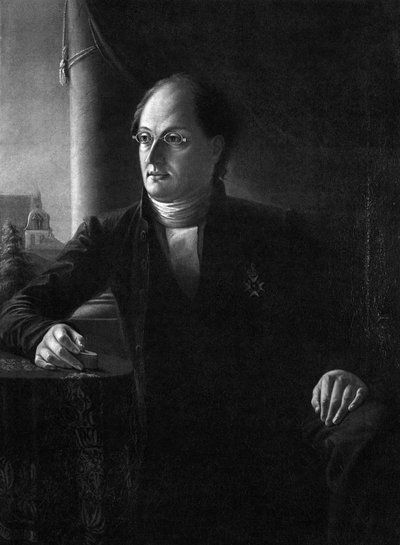 Ritratto del poeta Johan Ludvig Runeberg da Unbekannt