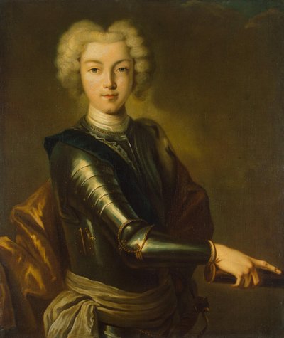 Ritratto dello Zar Pietro II di Russia 1715-1730, XVIII secolo da Unbekannt