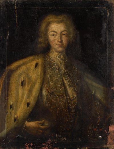 Ritratto dello Zar Pietro II di Russia 1715-1730, XVIII secolo da Unbekannt
