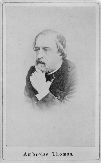 Ritratto del compositore Amboise Thomas, ca 1860-1870 da Unbekannt