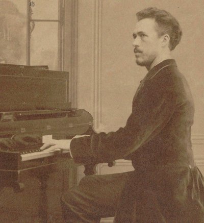 Ritratto del compositore Benjamin Godard 1849-1895, 1882 da Unbekannt