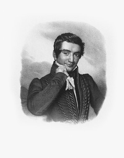 Ritratto del compositore Cesare Pugni 1802-1870 da Unbekannt
