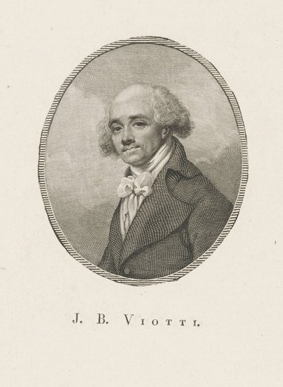 Ritratto del compositore Giovanni Battista Viotti 1755-1824, c. 1800 da Unbekannt