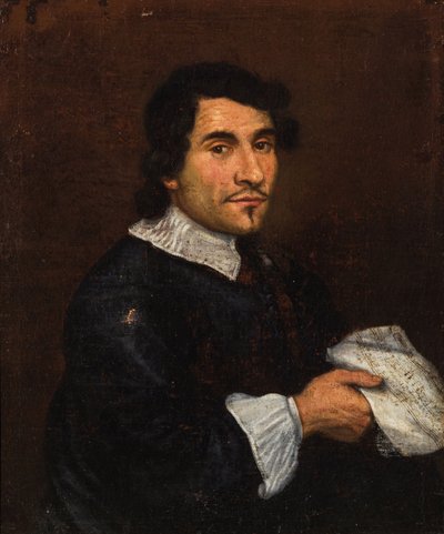 Ritratto del compositore Girolamo Frescobaldi 1583-1643, Primo terzo del XVII sec. da Unbekannt