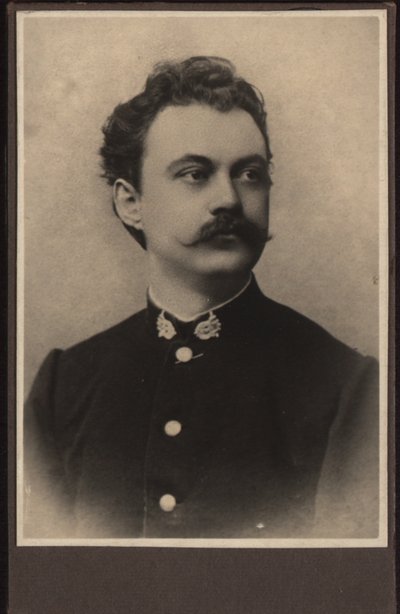 Ritratto del compositore Karel Sebor Schebor 1843-1903, c. 1870 da Unbekannt
