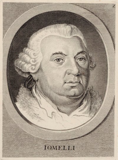 Ritratto del compositore Niccolò Jommelli da Unbekannt