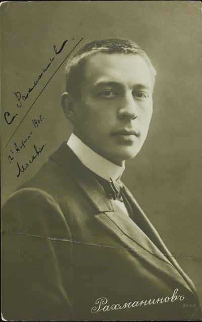 Ritratto del compositore Sergei Rakhmaninov da Unbekannt