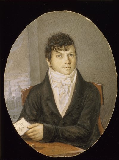 Ritratto del ballerino, maestro di balletto e sceneggiatore Ivan Valberkh 1766-1819 da Unbekannt
