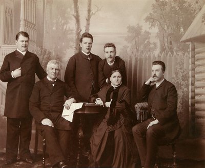 Ritratto della famiglia di Sophia Perovskaya, 1860 da Unbekannt