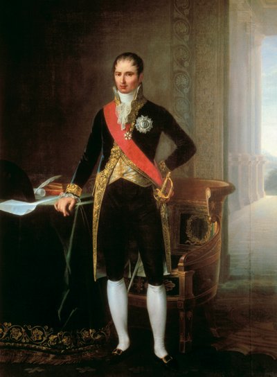 Ritratto del re di Napoli e Spagna Giuseppe Bonaparte da Unbekannt