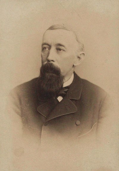 Ritratto del librettista e compositore Franz Friedrich Richard Genée, 1823-1895, c. 1880 da Unbekannt