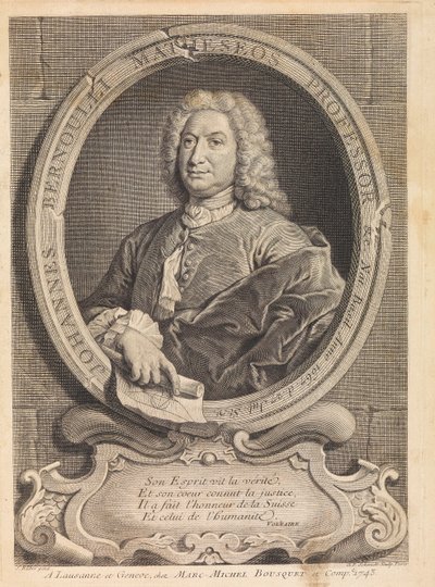 Ritratto del matematico Johann Bernoulli 1667-1748, 1742 da Unbekannt