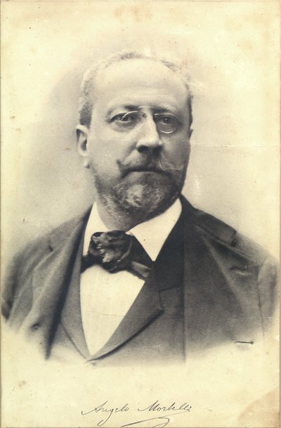Ritratto del pittore Angelo Morbelli 1853-1919 da Unbekannt
