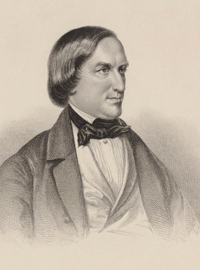 Ritratto del pianista e compositore Karl August Krebs 1804-1880 da Unbekannt