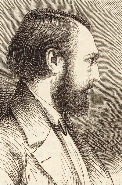 Ritratto del pianista e compositore Louis Lacombe 1818-1884 da Unbekannt