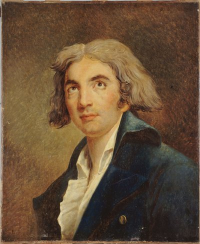 Ritratto del poeta André Chénier 1762-1794, c. 1795 da Unbekannt