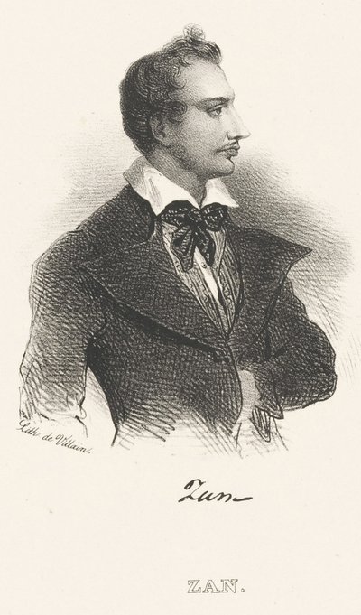 Ritratto del poeta Tomasz Zan 1796-1855, dopo il 1824 da Unbekannt