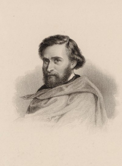 Ritratto del violinista e compositore Anton Wallerstein 1813-1892 da Unbekannt