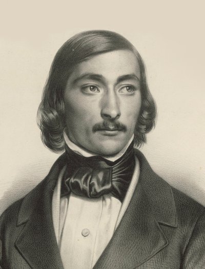 Ritratto del violinista e compositore Delphin Alard, c. 1840 da Unbekannt