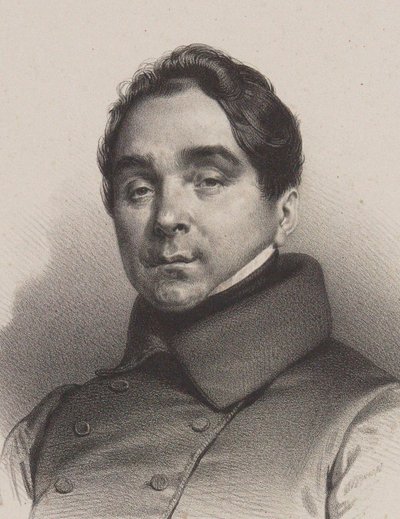 Ritratto del violinista e compositore Philippe Musard 1792-1859 da Unbekannt