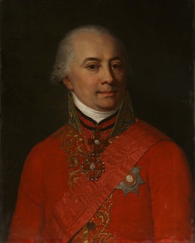 Ritratto dello scrittore Mikhail Nikitich Muravyov 1757-1807, 1802 da Unbekannt
