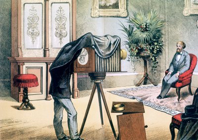 Studio fotografico di ritratti, c1880 da Unbekannt