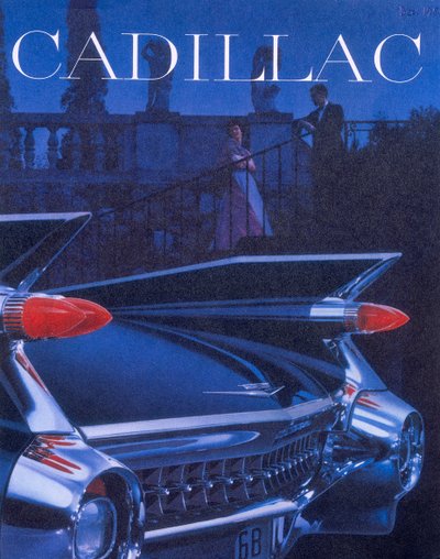 Poster pubblicitario di una Cadillac da Unbekannt