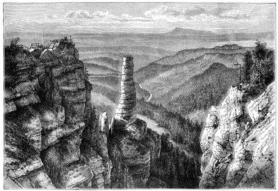 Prebischer Kogel, in Svizzera Sassone, 1879 da Unbekannt