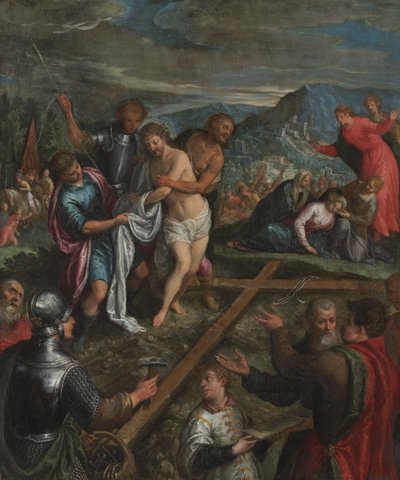 Preparazione per la crocifissione, inizi del 1600 da Unbekannt