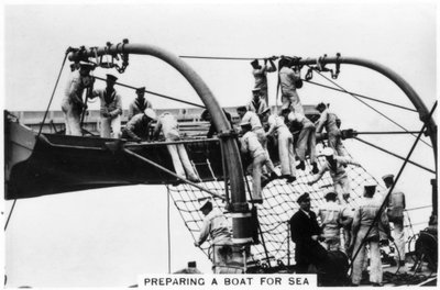 Preparazione di una barca per il mare, 1937 da Unbekannt