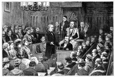 Presentazione della Libertà della Città a Mr Gladstone, 1877 da Unbekannt