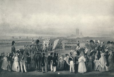 Presentazione dei nuovi colori ai 93rd Highlanders, 7 ottobre 1834, 1834, 1909 da Unbekannt