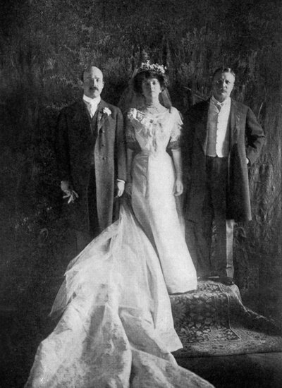 Il presidente Roosevelt con il signor e la signora Longworth da Unbekannt