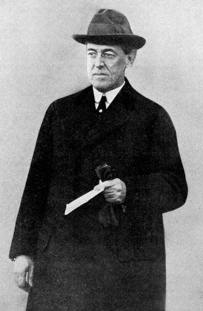 Presidente Woodrow Wilson, Prima Guerra Mondiale, 1916 da Unbekannt
