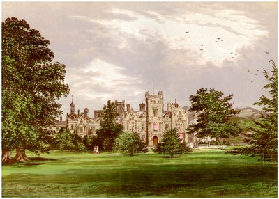 Preston Hall, Kent, casa della famiglia Brassey, c1880 da Unbekannt