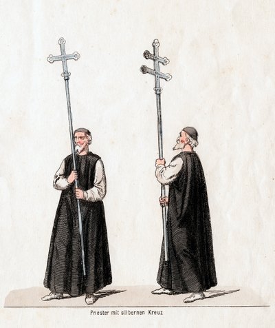Sacerdote con croce d