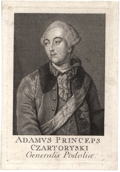 Principe Adam Kazimierz Czartoryski 1734-1823 da Unbekannt