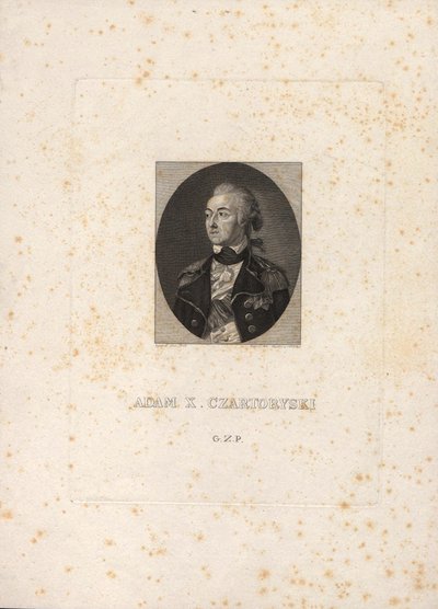 Principe Adam Kazimierz Czartoryski 1734-1823 da Unbekannt