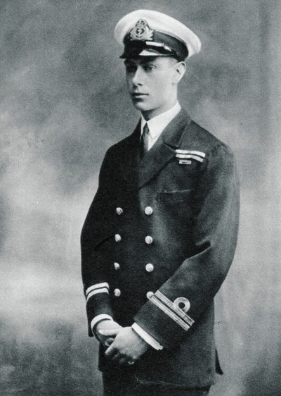Il principe Alberto in uniforme da tenente della Royal Navy, 1918 da Unbekannt