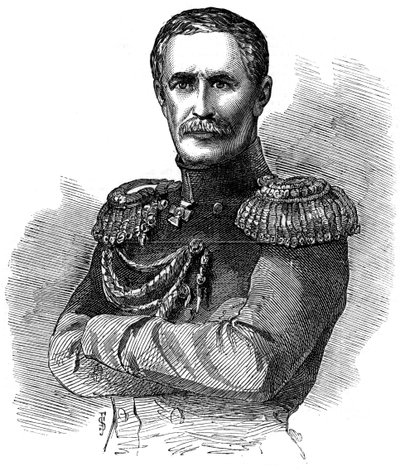 Principe Aleksandr Sergeyevich Menshikov, comandante militare russo, 1853 da Unbekannt
