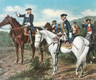 Principe Eugenio e Principe Ereditario Federico, 1734, 1936 da Unbekannt