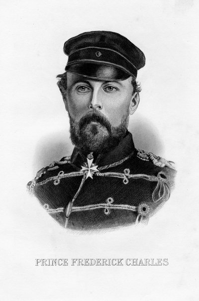 Principe Federico Carlo, feldmaresciallo prussiano, XIX secolo da Unbekannt
