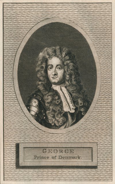 Principe Giorgio di Danimarca, marito della Regina Anna, 1793 da Unbekannt