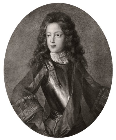 Principe Giacomo Francesco Edoardo Stuart, il Vecchio Pretendente, c1700 1906 da Unbekannt