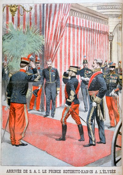 Il Principe Kotohito Kan in arrivo al Palazzo dell