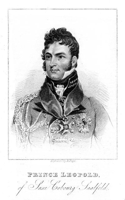 Principe Leopoldo di Sassonia-Coburgo-Saalfeld, 1823 da Unbekannt